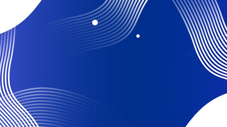 抽象线条背景的蓝色商务PPT背景图片